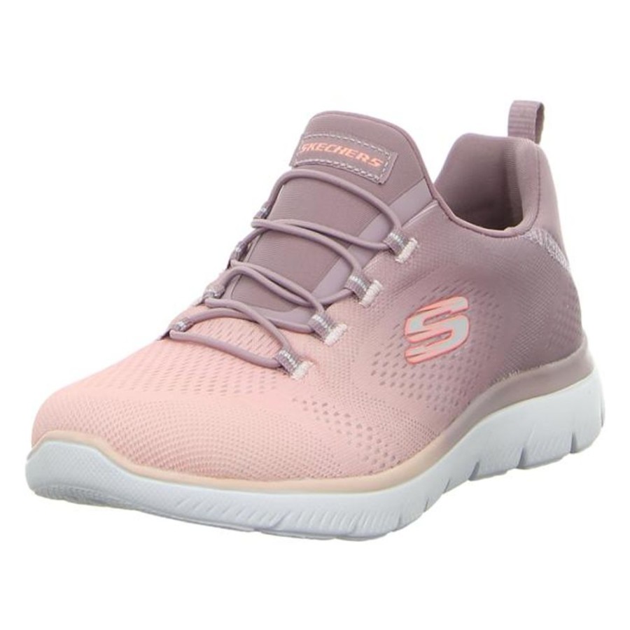 Damen Skechers Halbschuhe | Skechers - Slipper - Summits - Light Mauve