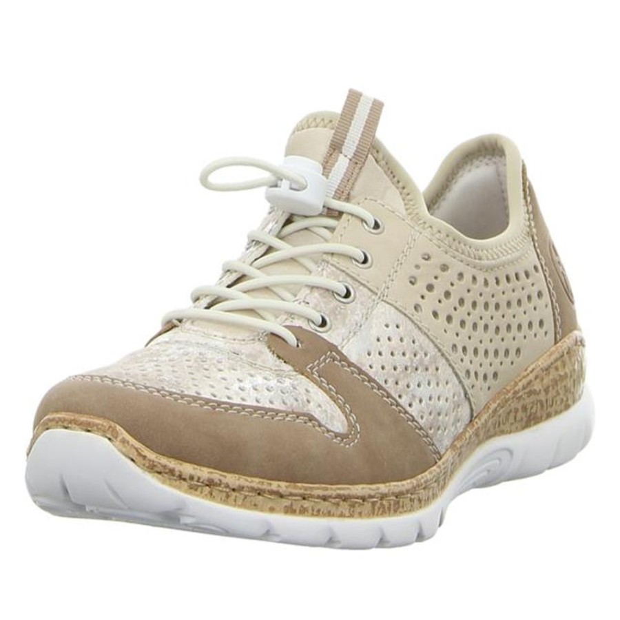 Damen Rieker Schnurschuhe | Rieker - Schnurschuhe - Beige