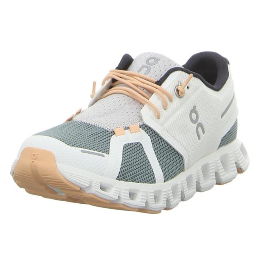 Damen ON Sneaker | On - Sneaker - Cloud 5 Push - White/Cobble