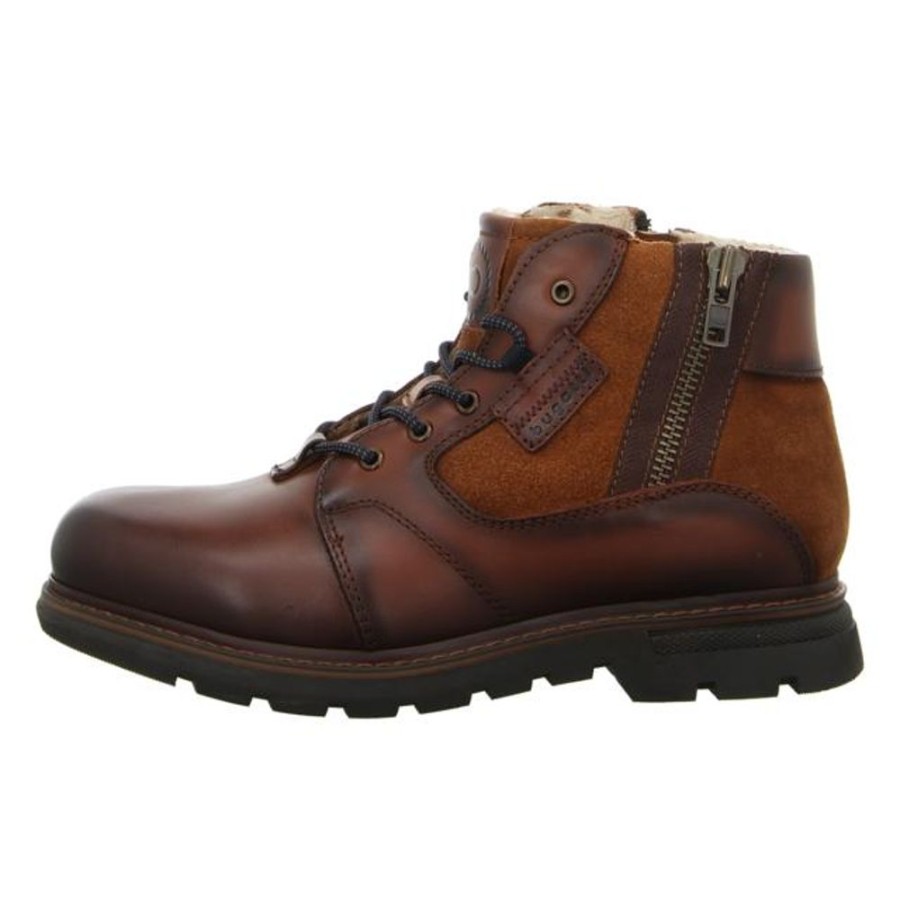 Herren Bugatti Stiefel | Bugatti - Stiefeletten - Scarus - Brown / Brown