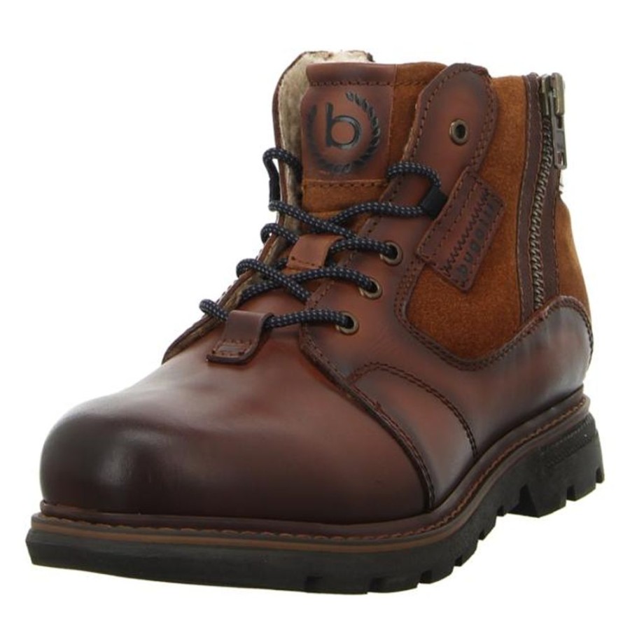 Herren Bugatti Stiefel | Bugatti - Stiefeletten - Scarus - Brown / Brown