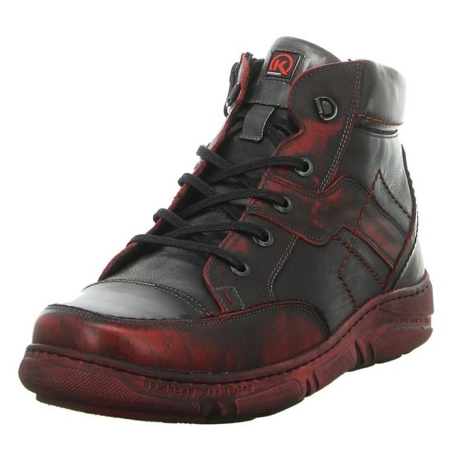 Herren Krisbut Stiefel | Krisbut - Stiefeletten - Rot-Kombi