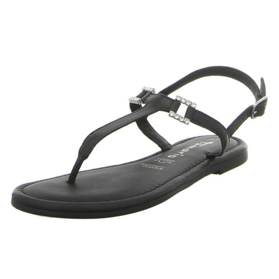 Damen Tamaris Sandaletten | Tamaris - Zehentrenner - Black