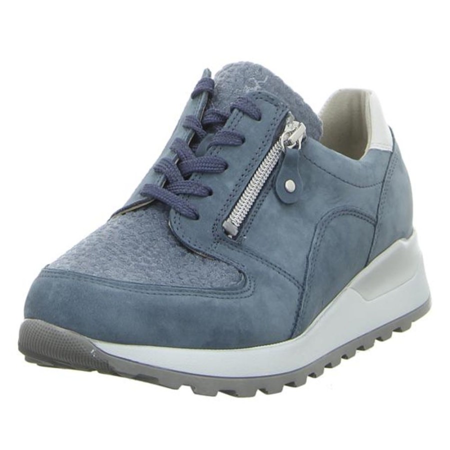 Damen Waldläufer Schnurschuhe | Waldlaufer - Schnurschuhe - Hiroko - Denim