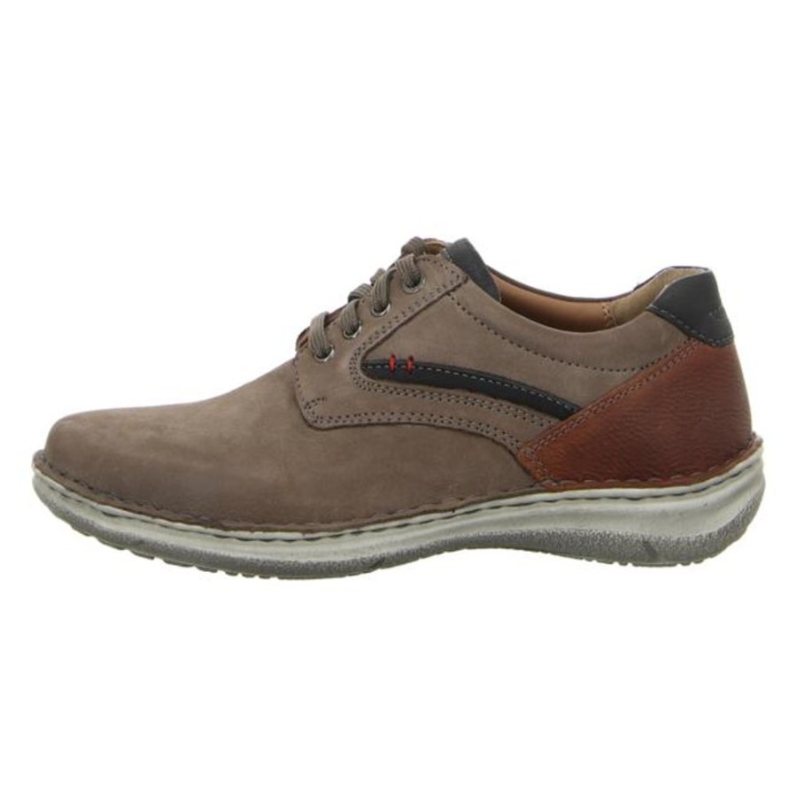 Herren Josef Seibel Schnurschuhe | Josef Seibel - Schnurschuhe - Anvers 68 - Grau-Multi