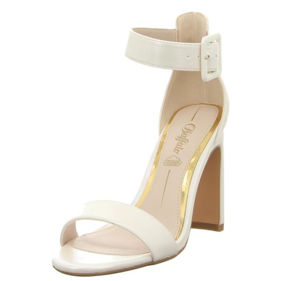 Damen Buffalo High Heels | Buffalo - High Heels - Jean Ankle - Pearl White