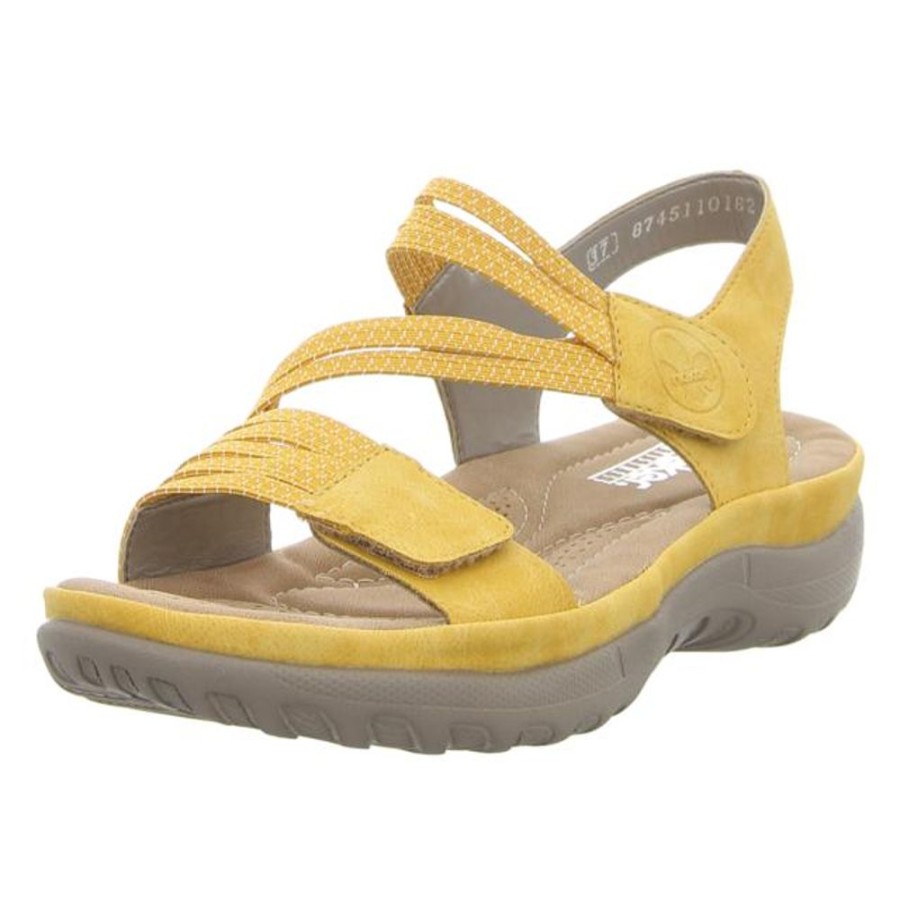 Damen Rieker Sandaletten | Rieker - Sandalen - Gelb