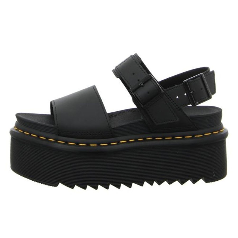 Damen Dr. Martens Sandaletten | Dr. Martens - Sandalen - Voss Quad - Black