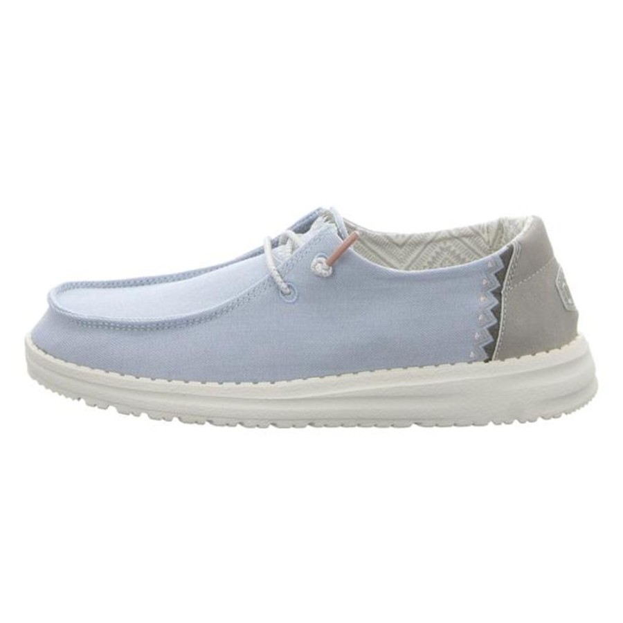 Damen Hey Dude Schnurschuhe | Hey Dude - Schnurschuhe - Wendy Tempe - Denim