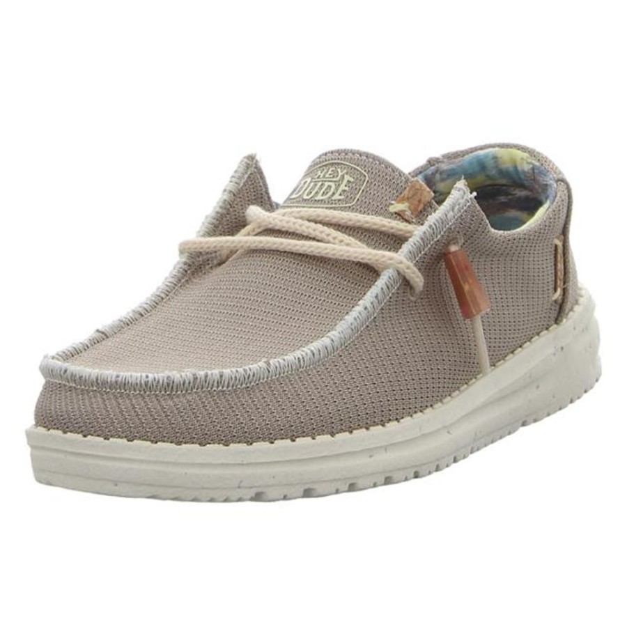 Damen Hey Dude Schnurschuhe | Hey Dude - Schnurschuhe - Wendy Knit - Tan