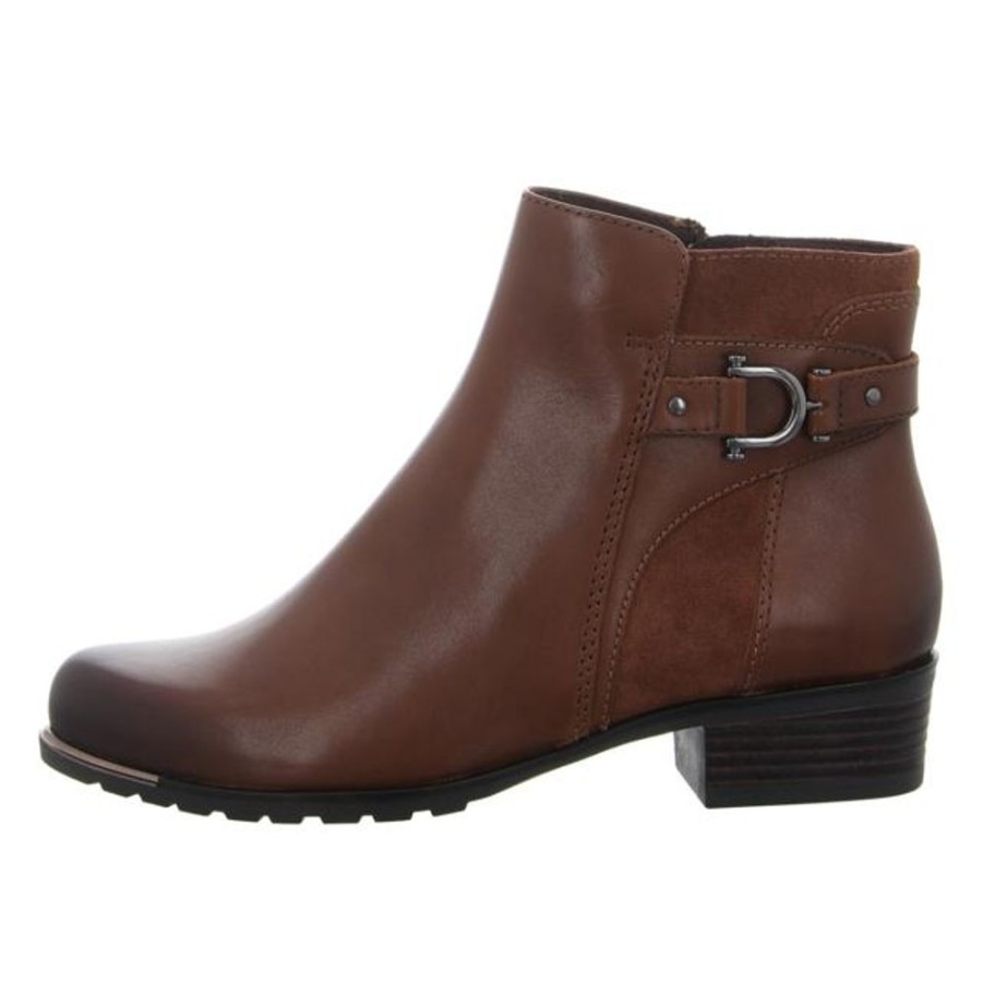 Damen Caprice Stiefeletten | Caprice - Stiefeletten - Cognac