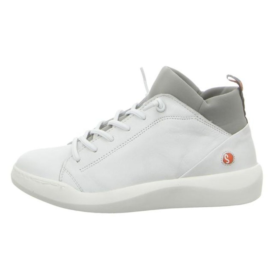 Damen Softinos Sneaker | Softinos - Sneaker - Biel549Sof - White(Grey)