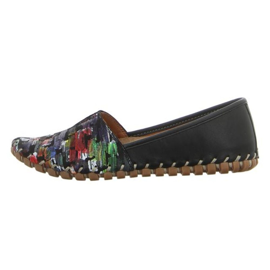 Damen Gemini Halbschuhe | Gemini - Slipper - Schwarz