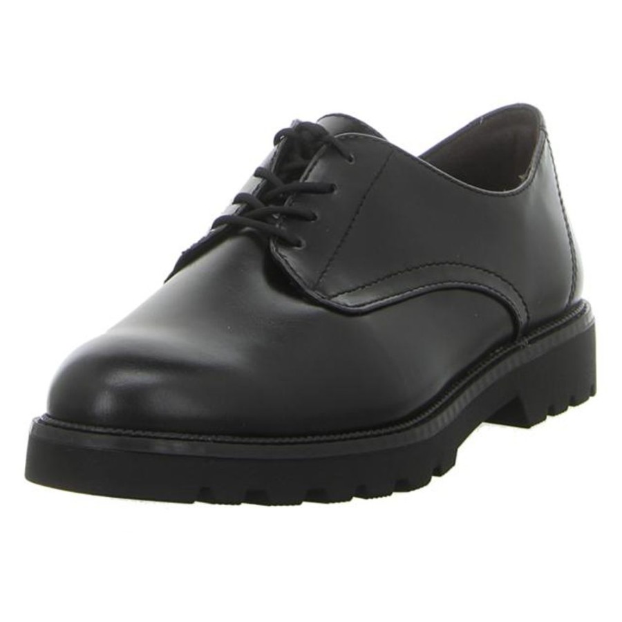 Damen Tamaris Schnurschuhe | Tamaris - Schnurschuhe - Black Matt