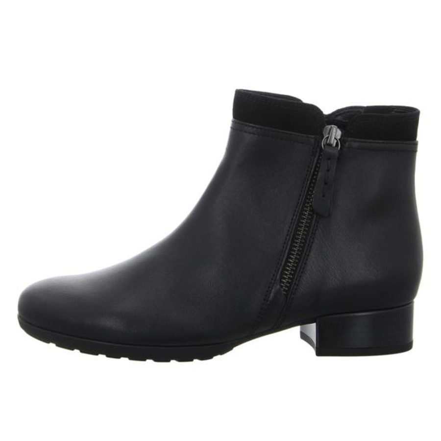 Damen Gabor Stiefeletten | Gabor - Stiefeletten - Schwarz (Flausch)