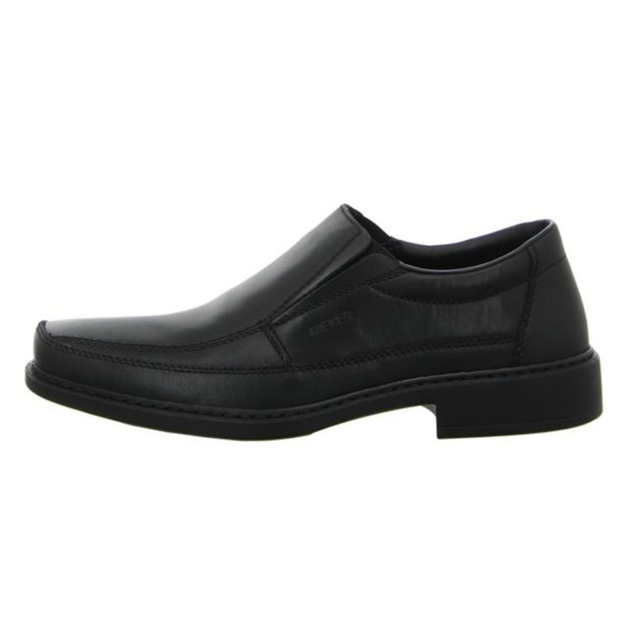 Herren Rieker Halbschuhe | Rieker - Slipper - Schwarz