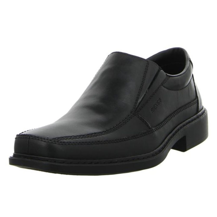 Herren Rieker Halbschuhe | Rieker - Slipper - Schwarz