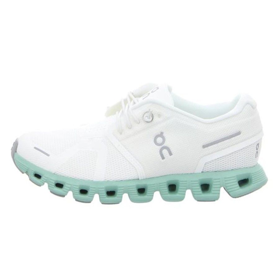 Damen ON Sneaker | On - Sneaker - Cloud 5 - Undyed-White/Creek