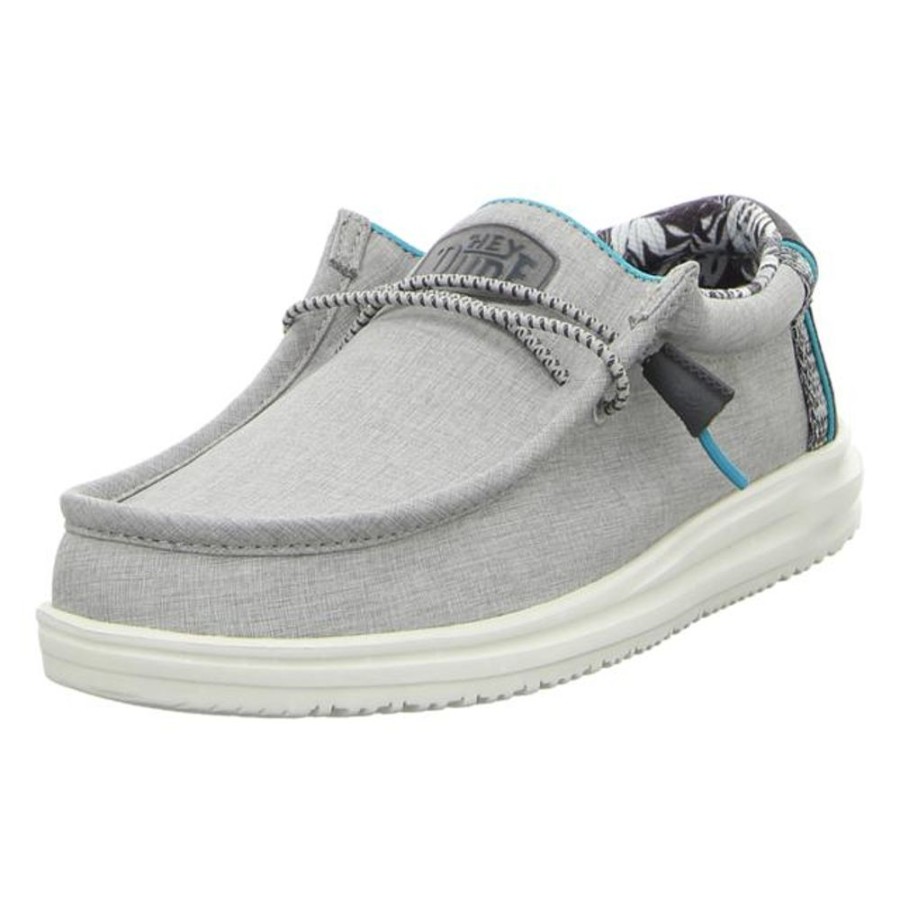 Herren Hey Dude Schnurschuhe | Hey Dude - Schnurschuhe - Wally H2O - Graphite