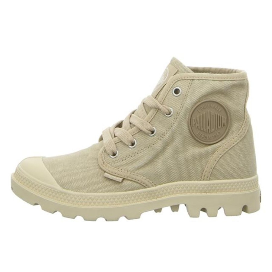 Damen Palladium Sneaker | Palladium - Schnurschuhe - Womens Pampa Hi - Sahara/Ecru