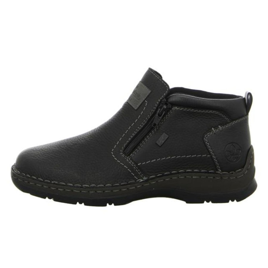 Herren Rieker Stiefel | Rieker - Stiefeletten - Extra Weit - Schwarz