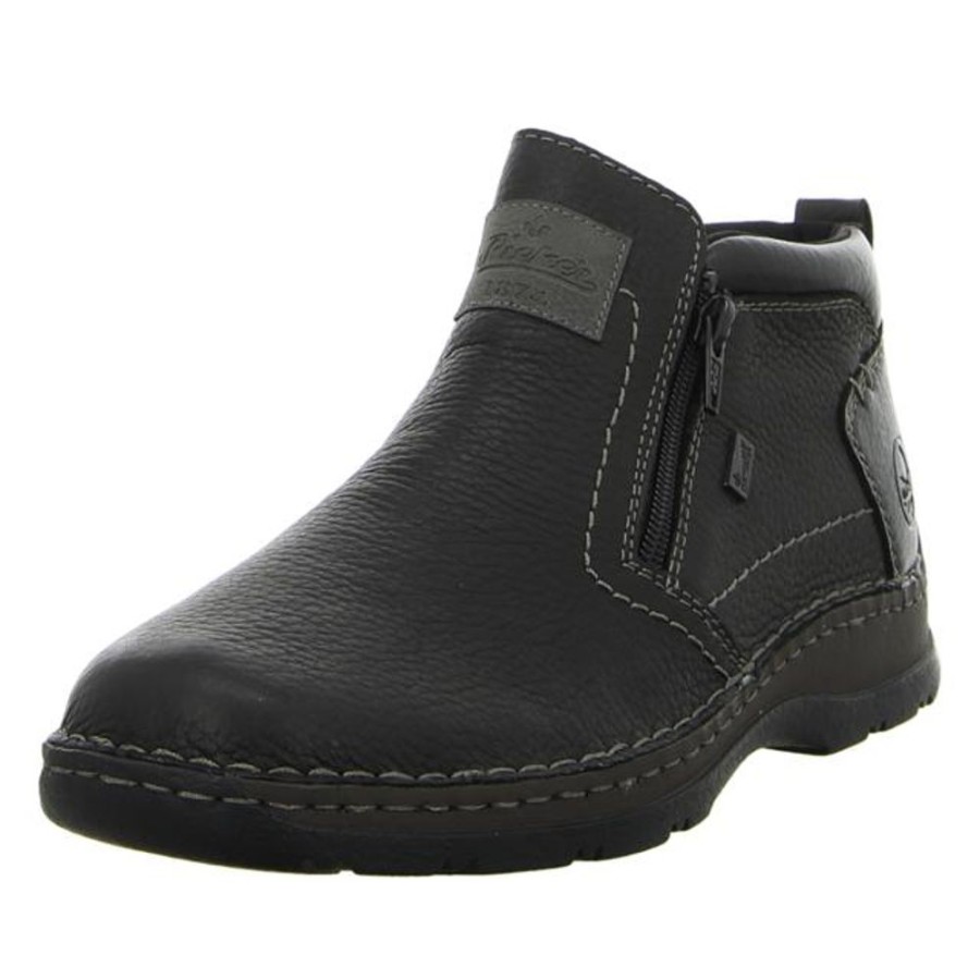 Herren Rieker Stiefel | Rieker - Stiefeletten - Extra Weit - Schwarz