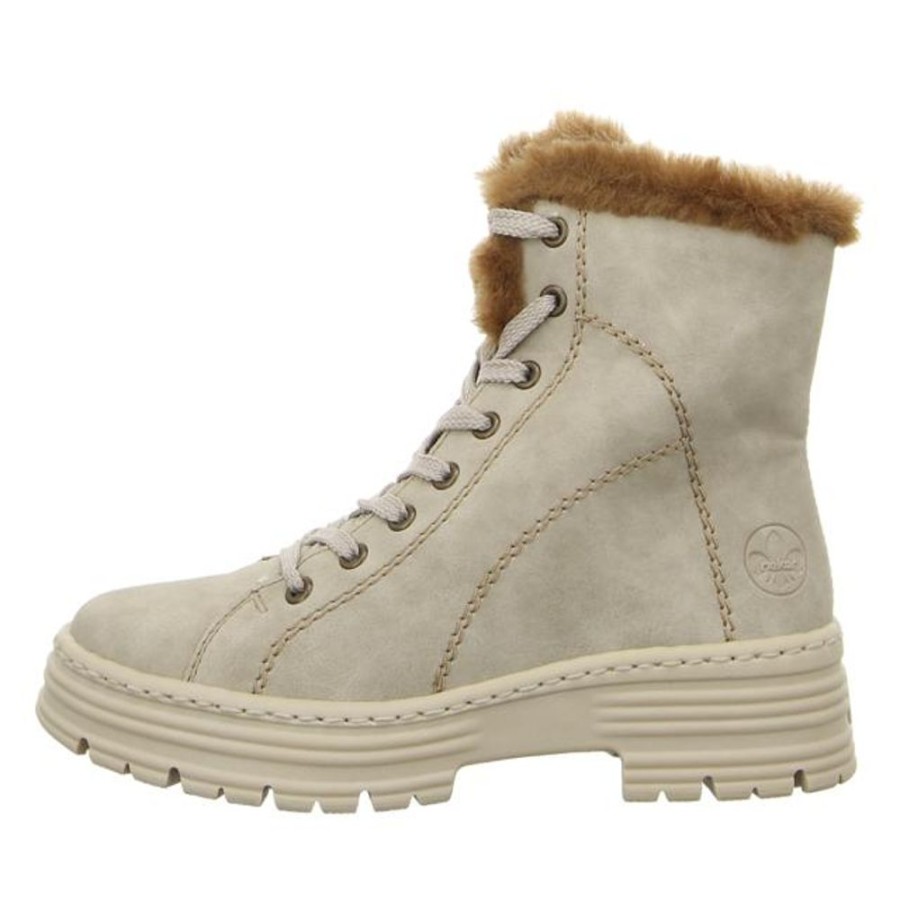 Damen Rieker Stiefeletten | Rieker - Stiefeletten - Beige