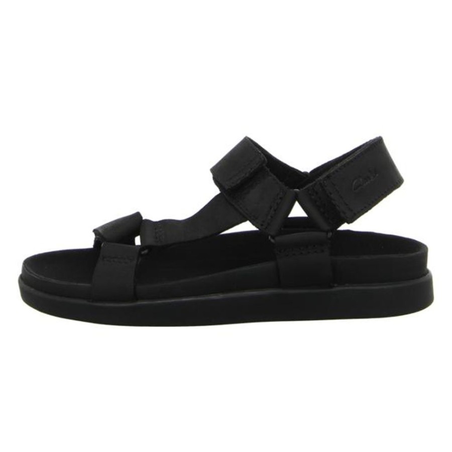 Herren Clarks Offene Schuhe | Clarks - Sandalen - Sunder Range - Black