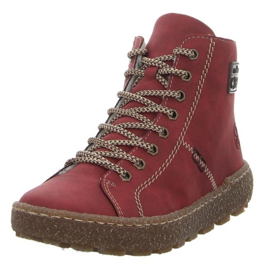 Damen Rieker Stiefeletten | Rieker - Stiefeletten - Rot