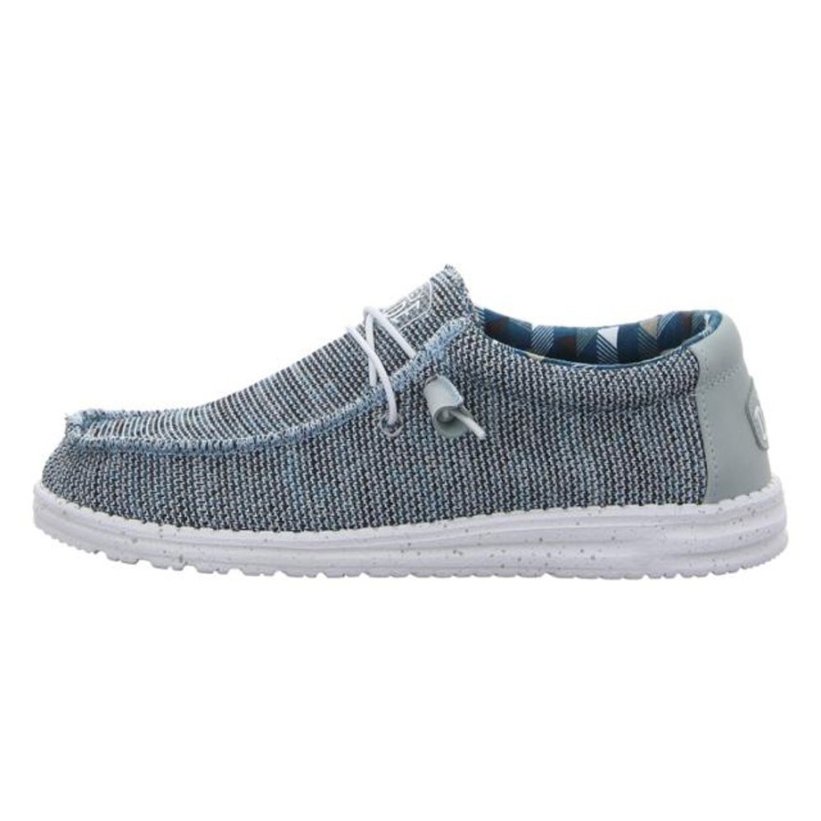 Herren Hey Dude Schnurschuhe | Hey Dude - Schnurschuhe - Wally Sox - Ice Grey