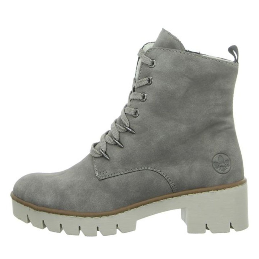 Damen Rieker Stiefeletten | Rieker - Stiefeletten - Grau