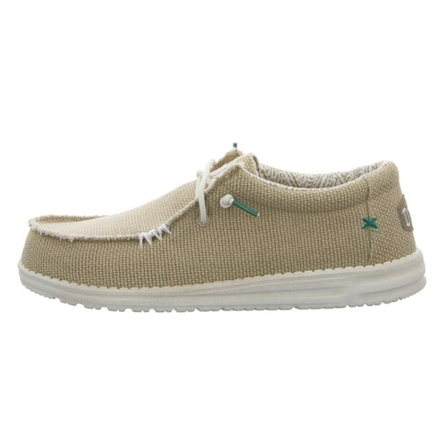 Herren Hey Dude Schnurschuhe | Hey Dude - Schnurschuhe - Wally Braided - Sand