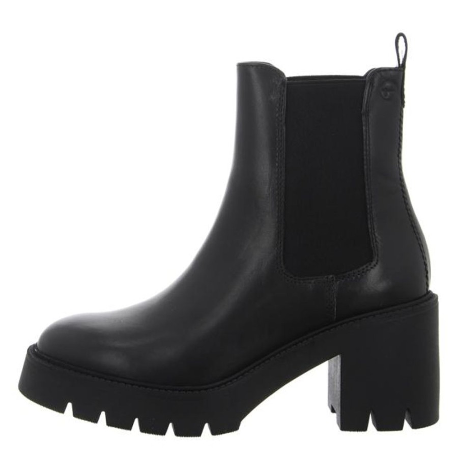 Damen Tamaris Stiefeletten | Tamaris - Stiefeletten - Black Leather