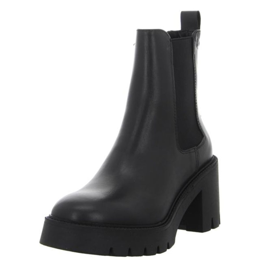 Damen Tamaris Stiefeletten | Tamaris - Stiefeletten - Black Leather