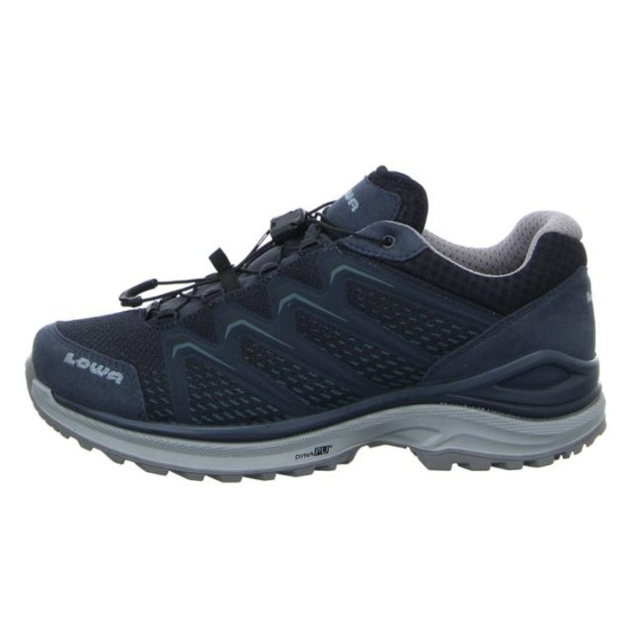 Herren Lowa Schnurschuhe | Lowa - Sneaker - Maddox Gtx Lo - Stahlblau