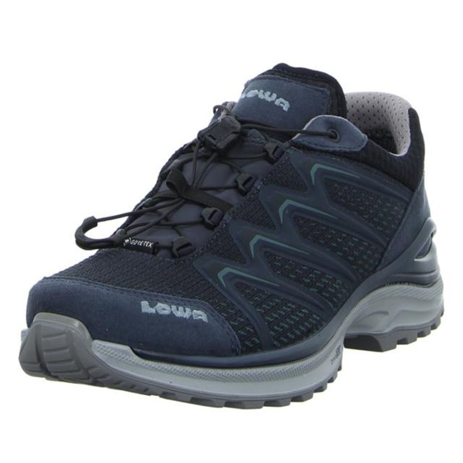 Herren Lowa Schnurschuhe | Lowa - Sneaker - Maddox Gtx Lo - Stahlblau