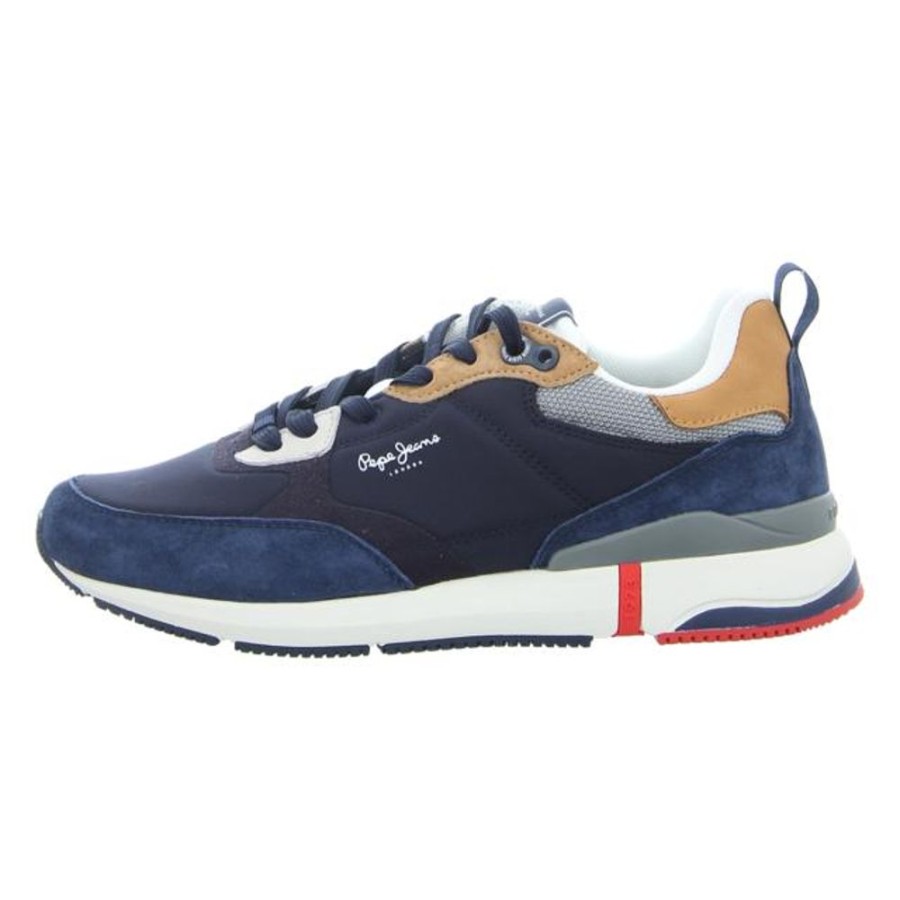 Herren Pepe Jeans Sneaker | Pepe Jeans - Sneaker - London Pro Vint - Ocean