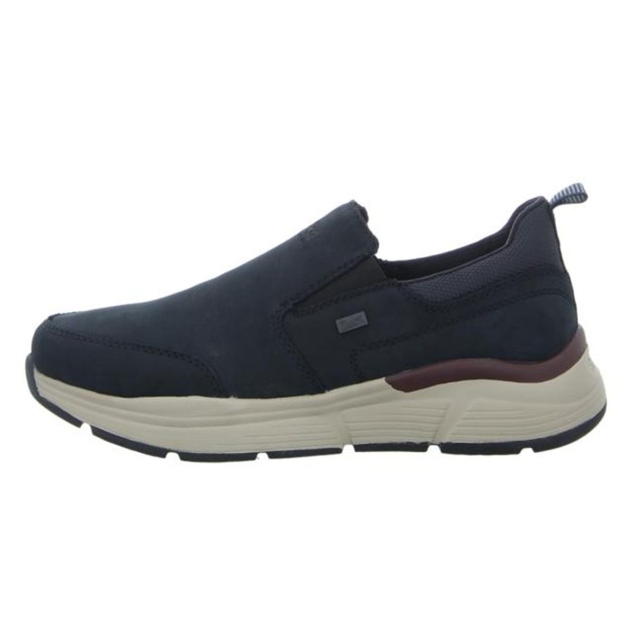 Herren Rieker Halbschuhe | Rieker - Slipper - Blau