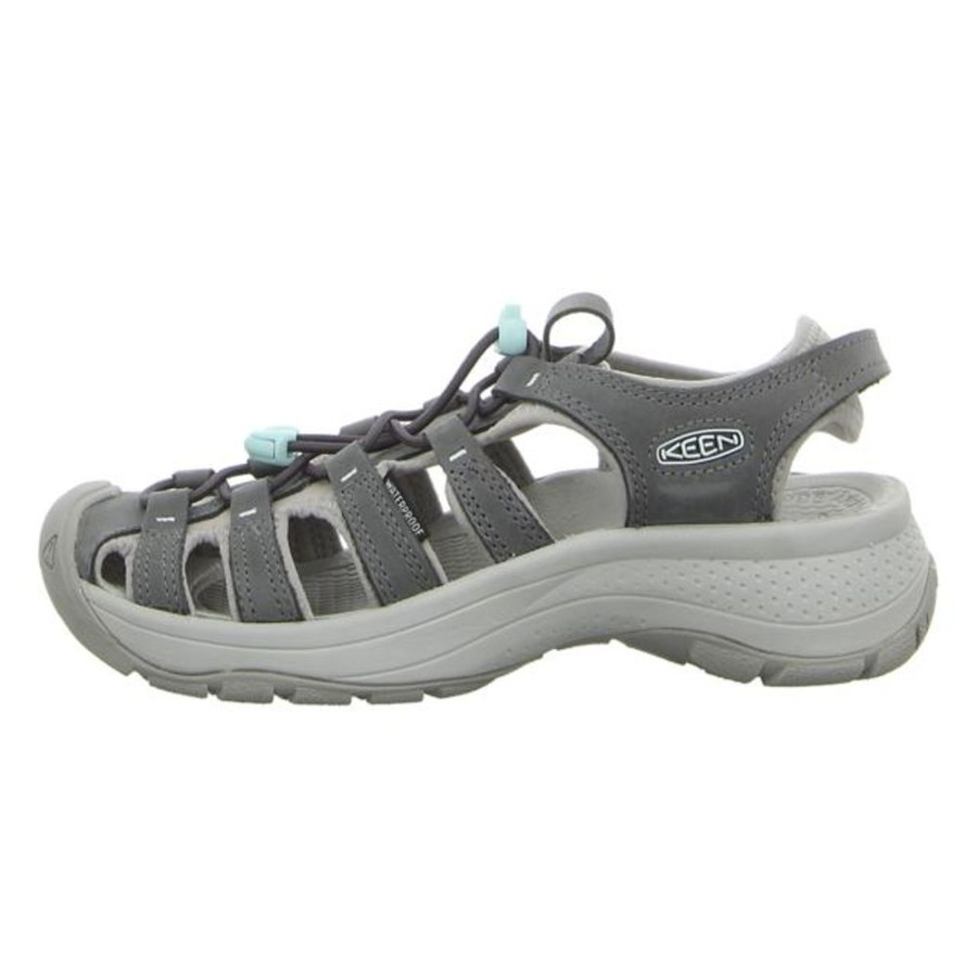 Damen Keen Sandaletten | Keen - Sandalen - Astoria West Leather - Grau-Kombi