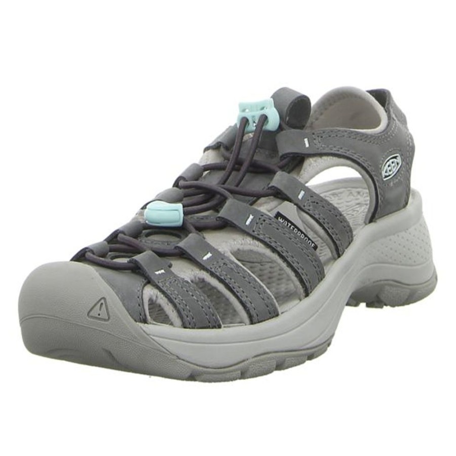 Damen Keen Sandaletten | Keen - Sandalen - Astoria West Leather - Grau-Kombi