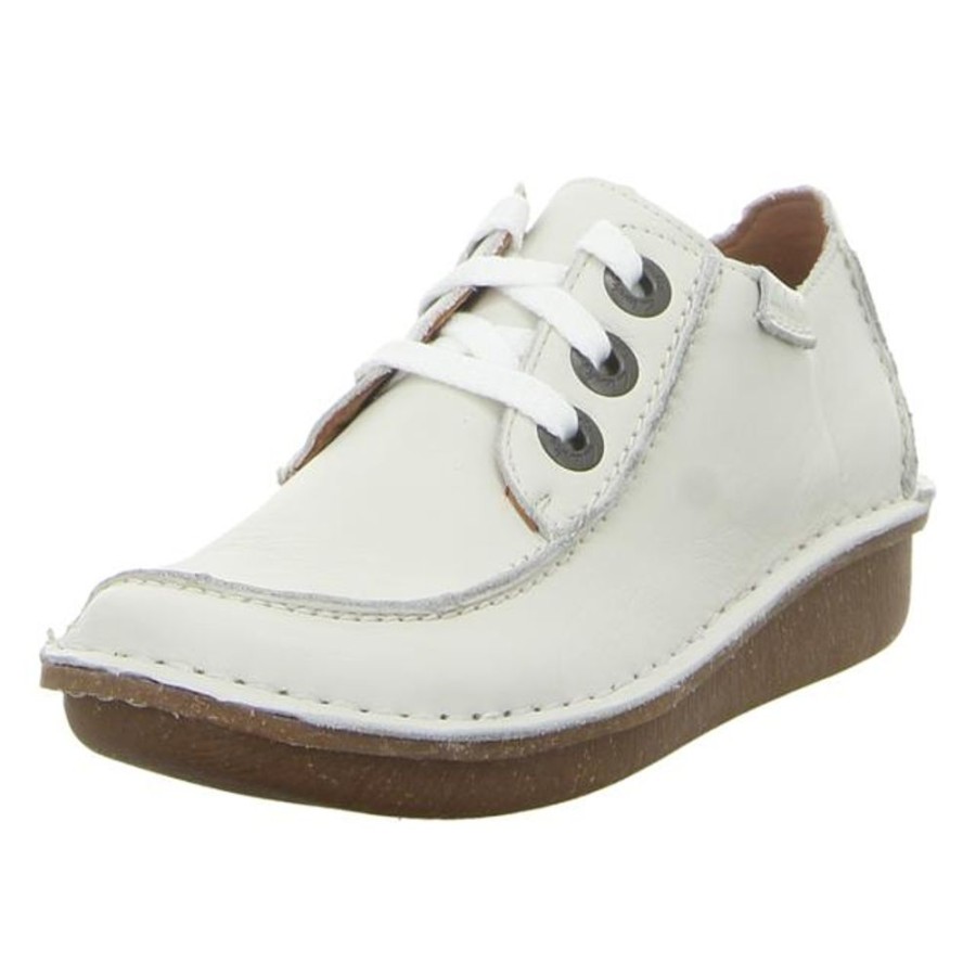 Damen Clarks Schnurschuhe | Clarks - Schnurschuhe - Funny Dream - White