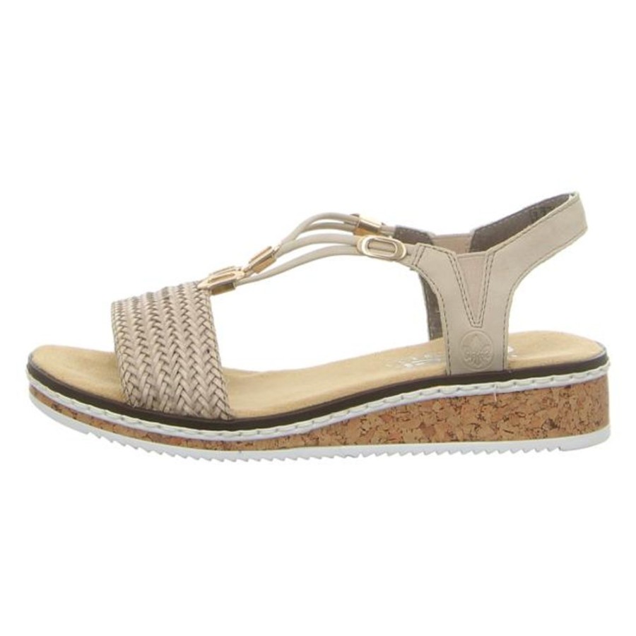 Damen Rieker Sandaletten | Rieker - Sandaletten - Beige