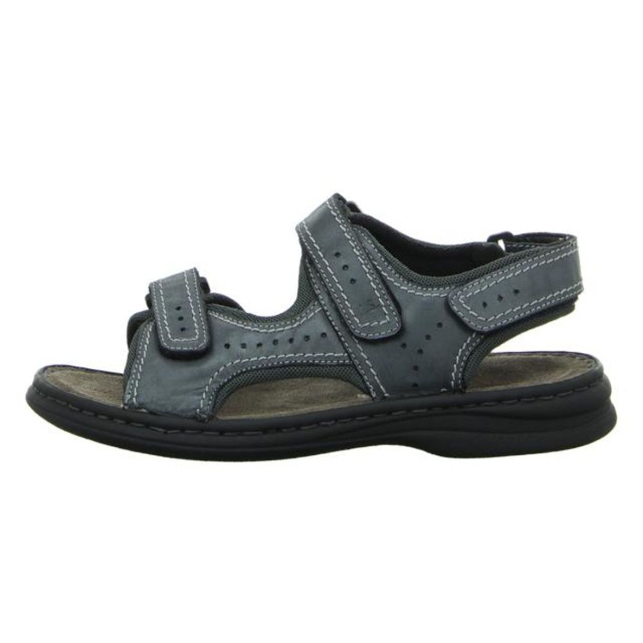 Herren Josef Seibel Offene Schuhe | Josef Seibel - Sandalen - Max 03 - Schwarz