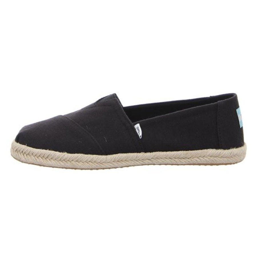 Damen TOMS Halbschuhe | Toms - Slipper - Alpargata - Black