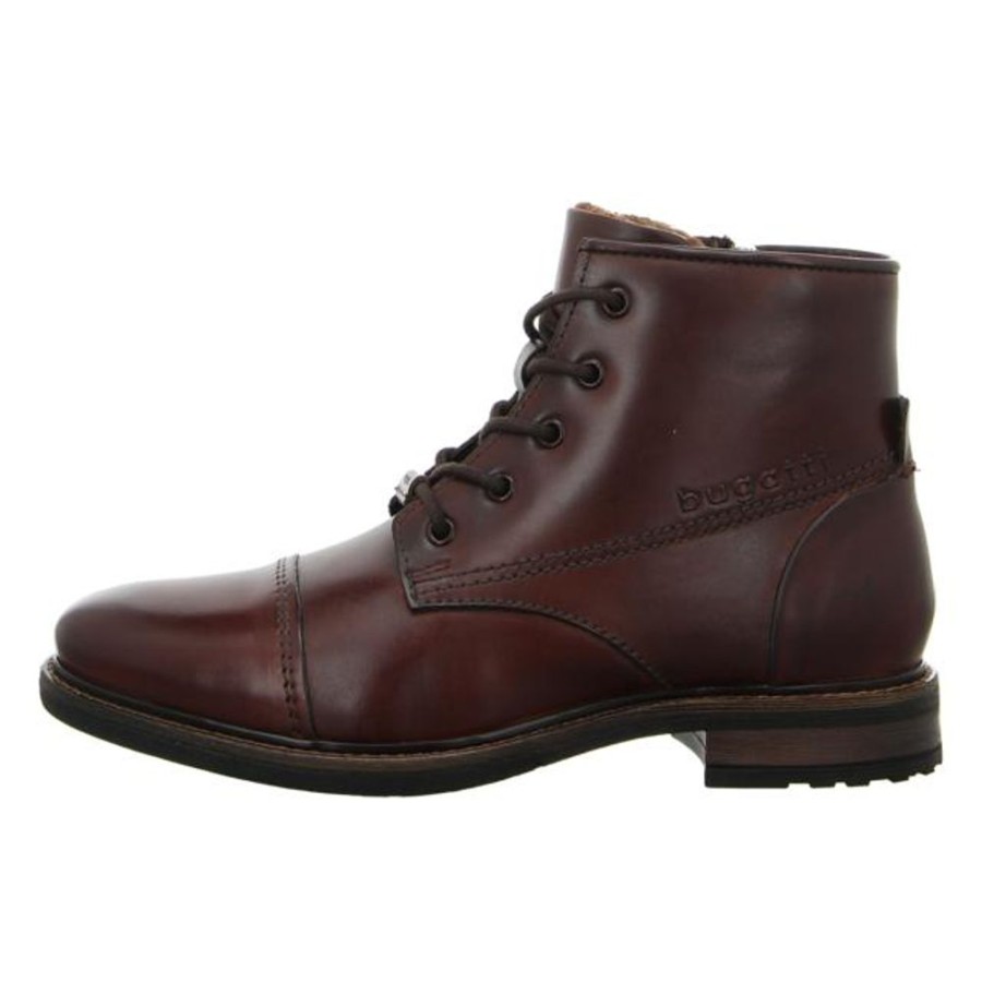 Herren Bugatti Stiefel | Bugatti - Stiefeletten - Marcello I - Dark Brown