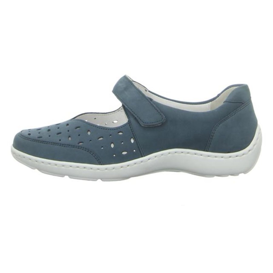 Damen Waldläufer Halbschuhe | Waldlaufer - Slipper - Henni - Denim