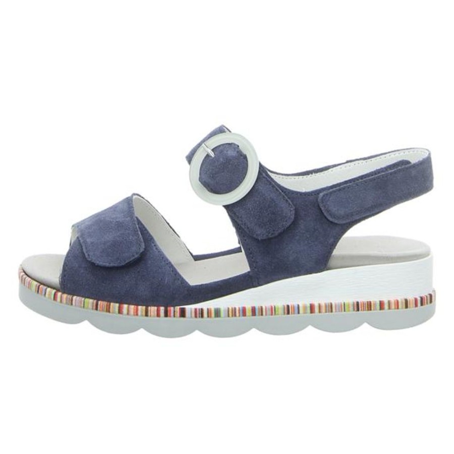 Damen Waldläufer Sandaletten | Waldlaufer - Sandalen - K-Nelly - Blau