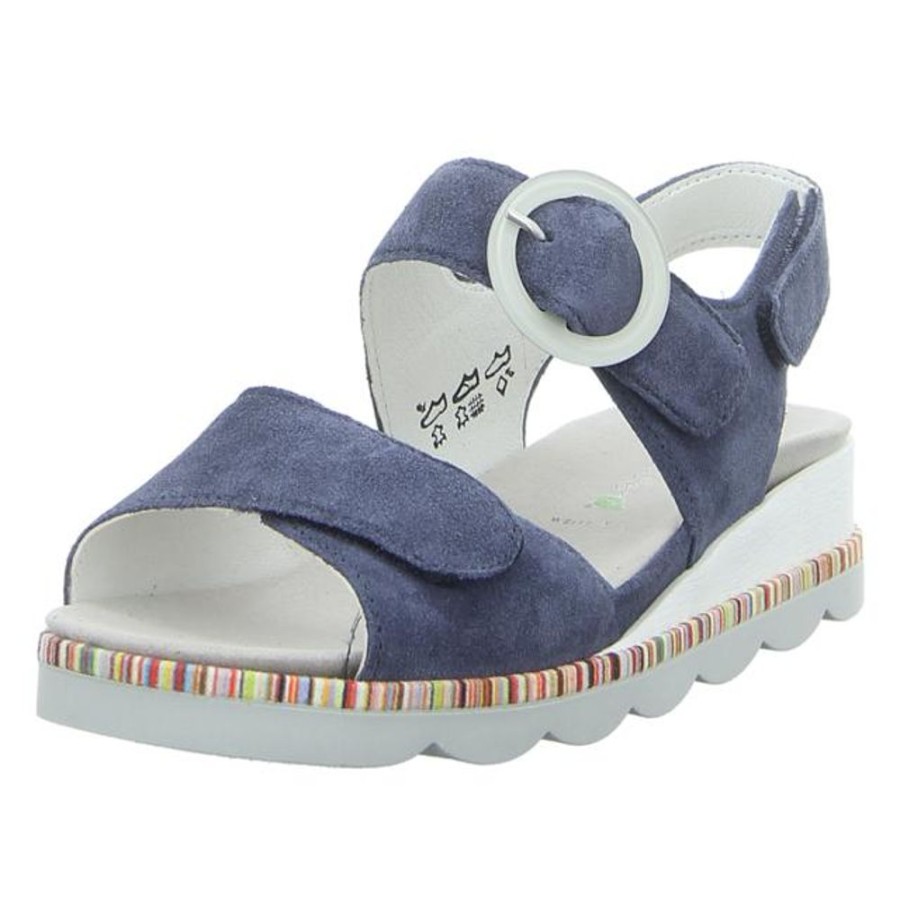 Damen Waldläufer Sandaletten | Waldlaufer - Sandalen - K-Nelly - Blau