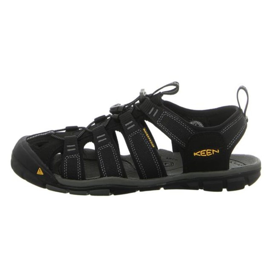 Herren Keen Offene Schuhe | Keen - Sandalen - Clearwater Cnx - Black/Gargoyle