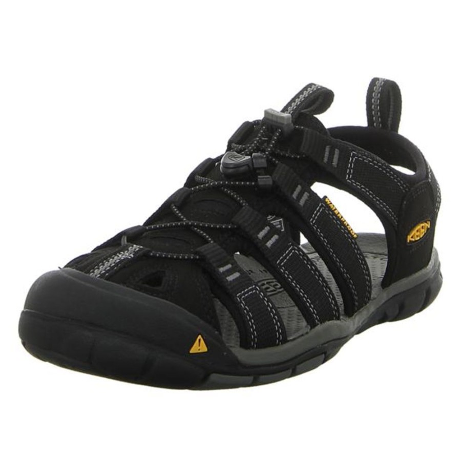 Herren Keen Offene Schuhe | Keen - Sandalen - Clearwater Cnx - Black/Gargoyle